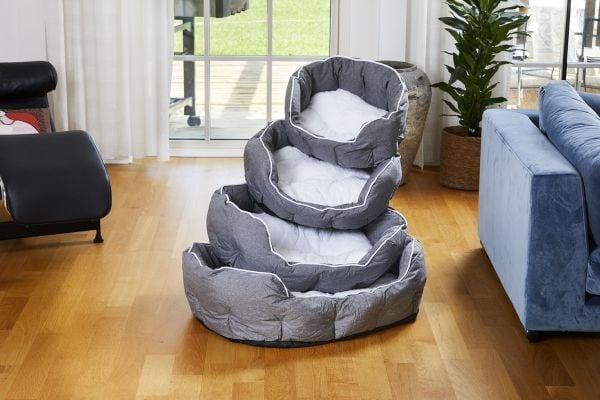 Dogman Buddy Hundbädd Oval Grå Xl 90cm