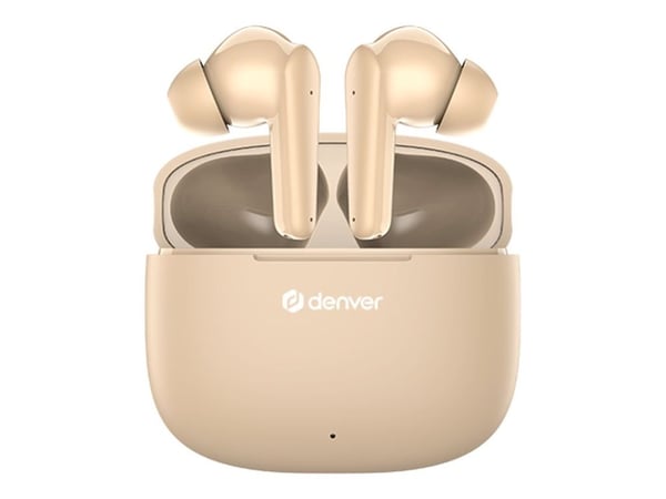 DENVER TWE-48NU - True wireless-hörlurar med mikrofon - inuti örat - Bluetooth - naturlig