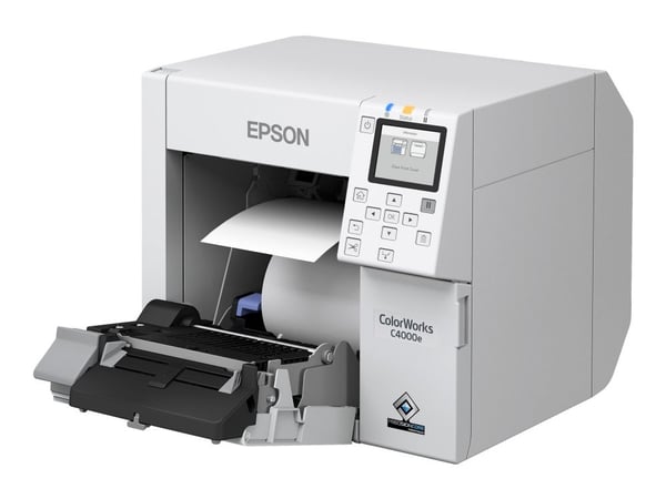Epson CW-C4000e (bk), Mustesuihku, 1200 x 1200 DPI, 102 mm/s, Langallinen, Valkoinen