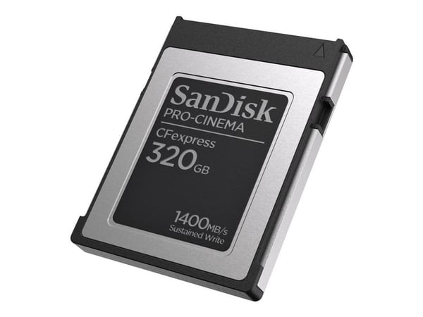 SanDisk PRO-CINEMA - Flashhukommelseskortti - 320 GB - CFexpress tyyppi B