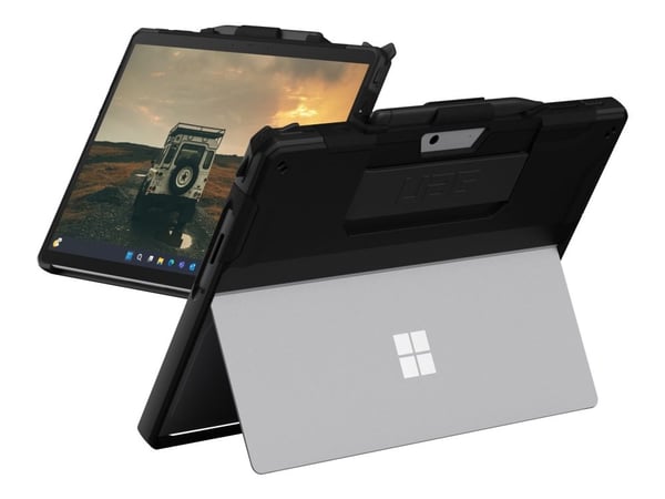 UAG Scout Series Rugged Surface Pro 9 Scout Series w/ Handstrap - Bulk Poly Bag- Black - Baksidesskydd för surfplatta - svart - för Microsoft Surfa...