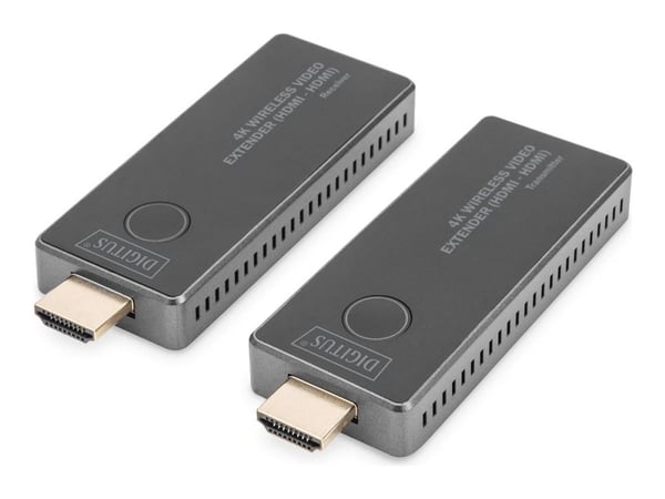 DIGITUS - Sender og mottaker - video/lyd-forlenger - Wi-Fi 5, 802.11b/g/n - opp til 30 m