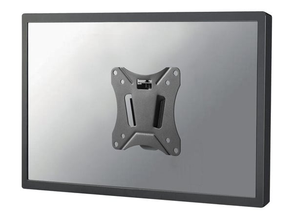 Neomounts NM-W25 - Brakett - fast - for LCD-skjerm - svart - skjermstørrelse: 10"-30" - veggmonterbar