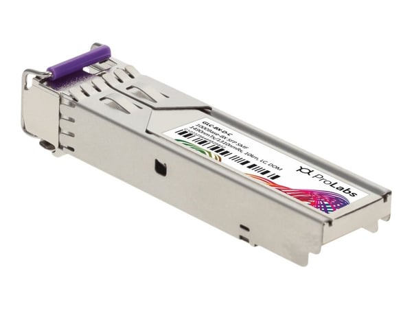 ProLabs GLC-BX-D-C - SFP-sändar/mottagarmodul (mini-GBIC) - 1GbE, Fibre Channel - 1000Base-BX-D - LC enkelläge - upp till 20 km - 1490 (TX) / 1310 ...
