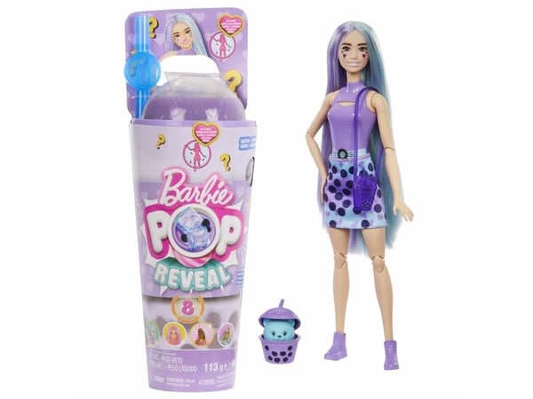 Barbie Pop Reveal -nukke, Muotinukke, Naaras, 3 vuosi/vuosia, Tyttö, 267 mm, Valikoidut värit