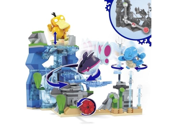 MEGA Pokémon Aquatic Adventure, Byggesett, 8 år, plast, 319 stk