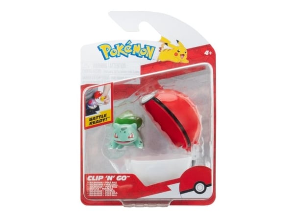 Pokémon Clip N Go Bulbasaur with Poke Ball