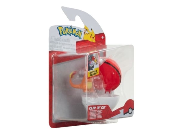 POKEMON CLIP N GO CHARMANDER WITH POKE BALL