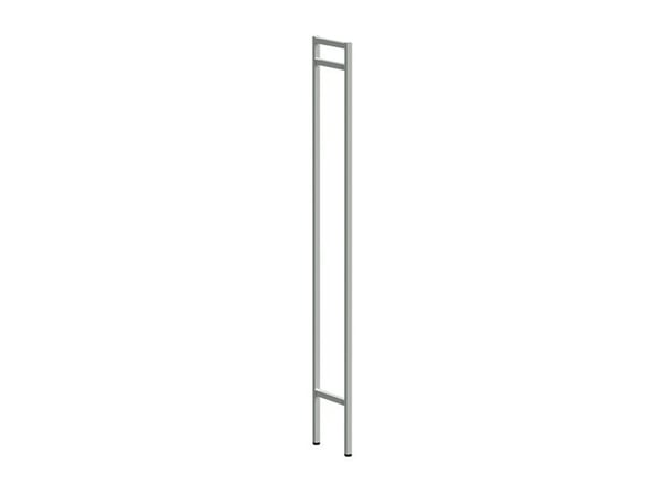 Afslutning til hatte/skohylde D400 mm lysegrå