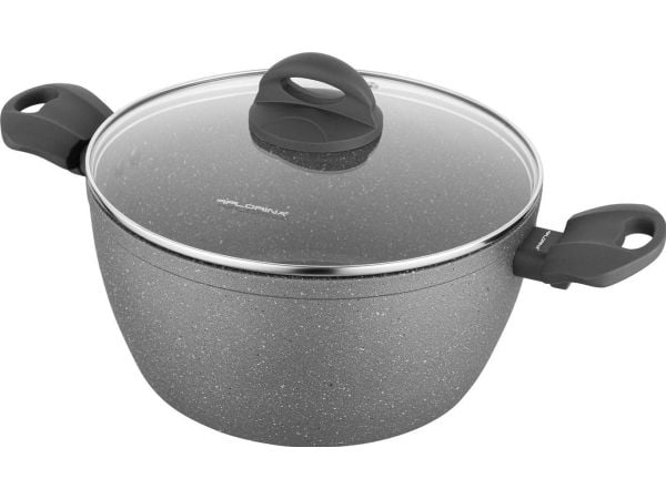 Florina gryte i aluminium Florina Lava Stone grå 24 cm 4 l