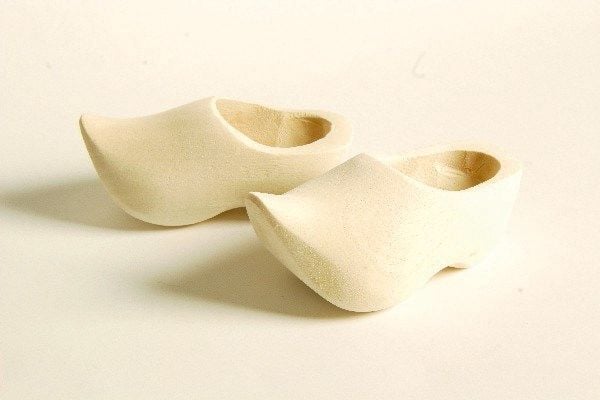 Træsko par 12 cm