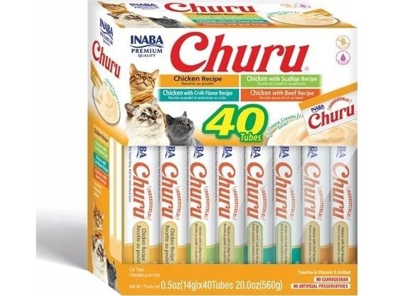 INABA Churu lajikelaatikko Kana - Kattegodbidder - 40 x 14g