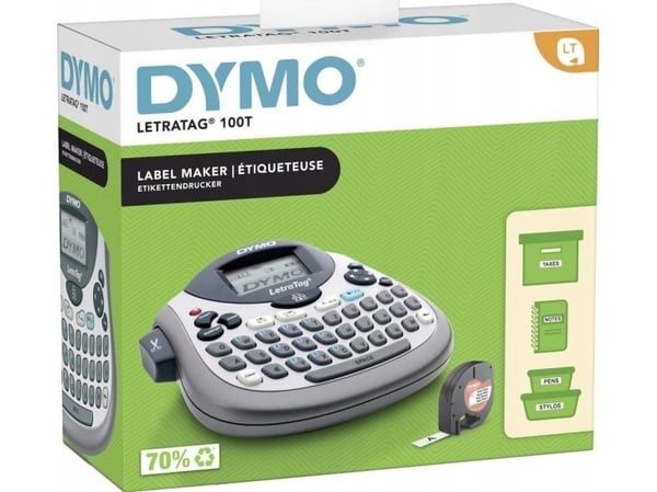 DYMO LetraTag LT-100T pöytälaitteen QWERTY-näppäimistö