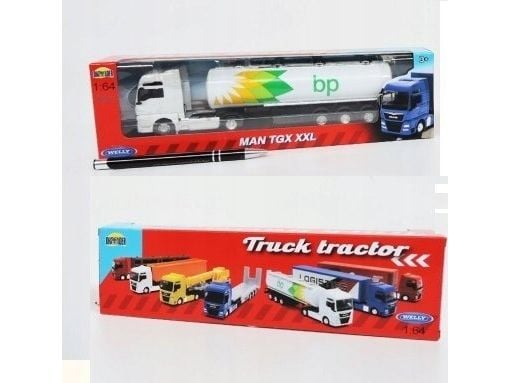 Dromader kjøretøy Welly Truck 1/64 Man Tgx oljetanker