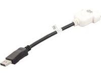 Dell DisplayPort-to-DVI Adapter - DVI-adapter - DisplayPort (hann) til DVI-D (hunn) - for Alienware M11; Inspiron 3647, 3847; Latitude E7440; OptiP...