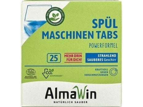 Oppvasktabletter økologiske AlmaWin, 25 stk