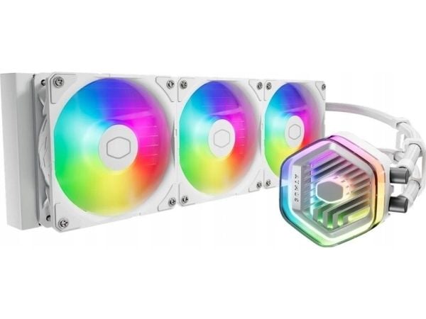 Cooler Master MasterLiquid 360 Atmos ARGB - Væskekjølesystem for prosessor - Radiatorstørrelse: 360 mm - (for: LGA1700, LGA1200, LGA1151, LGA1150, ...