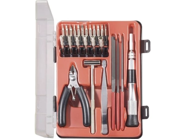 Donau Elektronik 821231 Työkalusarja Professional matkalaukussa 25 kpl