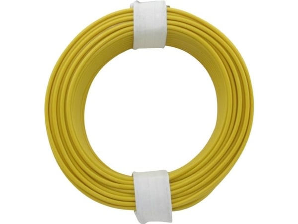 Donau Elektronik 105-3 Ristijohto 1 x 0,20 mm² Keltainen 10 m