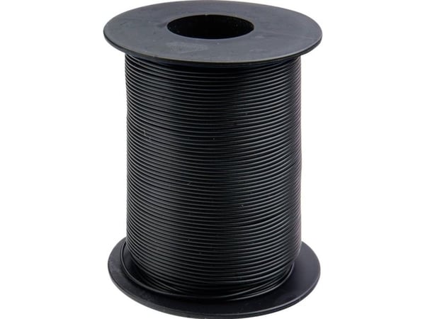 Donau Elektronik 119-11 Wire 1 x 0,14 mm² Svart 100 m