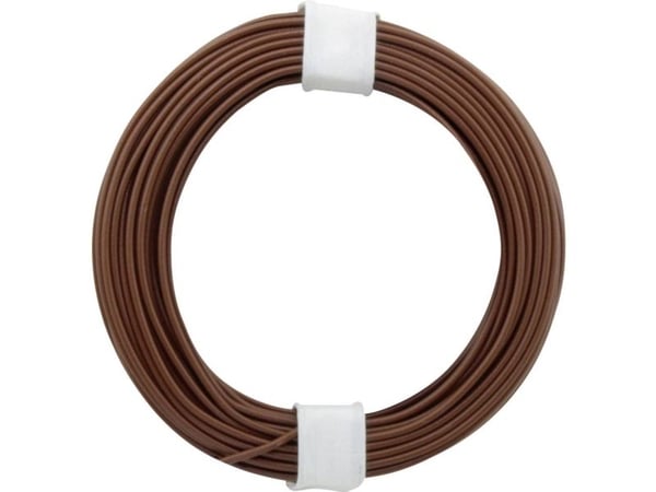 Donau Elektronik 118-8 kabel 1 x 0,14 mm² brun 10 m (118-8)