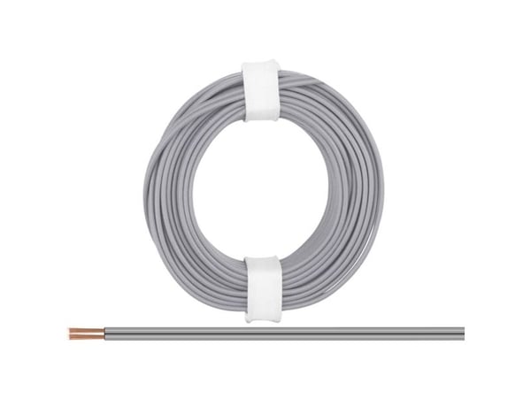 Donau Elektronik 218-99 Johdin 2 x 0,14 mm² Harmaa 5 m