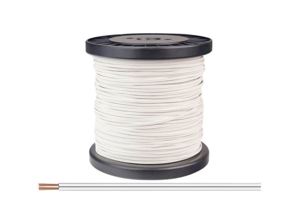 Donau Elektronik 218-55-100 Johdin 2 x 0,14 mm² valkoinen 100 m Donau Elektronik 218-55-100 Johdin 2 x 0,14 mm² valkoinen 100 m