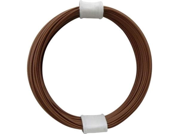 Donau Elektronik 110-8 Johdin 1 x 0,04 mm² ruskea 10 m