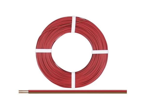 Donau Elektronik 218-08-25 Johdin 2 x 0,14 mm² punainen, ruskea 25 m