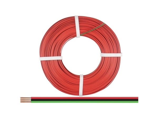 Donau Elektronik 318-014-25 kabel 3 x 0,14 mm² röd/svart/grön 25 m (318-014-25)