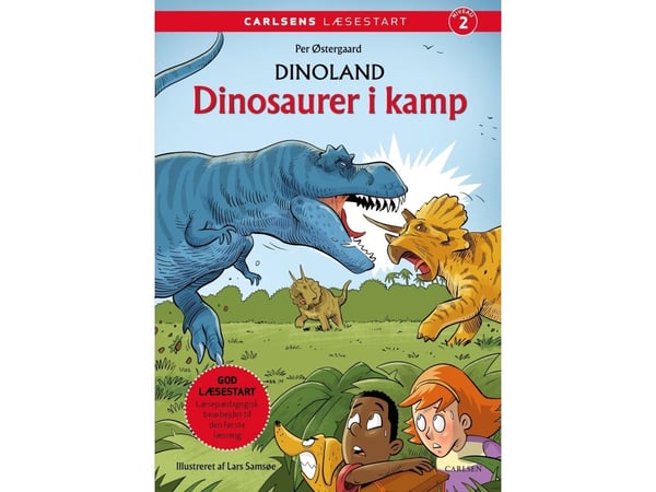 Carlsen Lässtart: Dinoland: Dinosaurier i strid | Per Østergaard | Språk: Danska