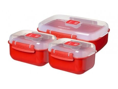 Sistema - Heat and Eat 3-pack mikrovågsbehållare