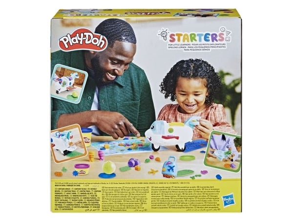 Play-Doh Airplane Explorer startsett, håndverkssett for barn, 3 år, giftfri, flerfarget