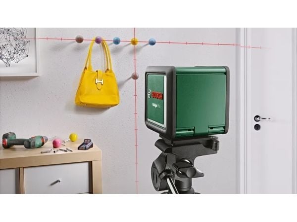 Bosch Quigo Plus, 12 m, 0,8 mm/m, 4°, 6 sek./side, 635 nm, Horisontal/vertikal