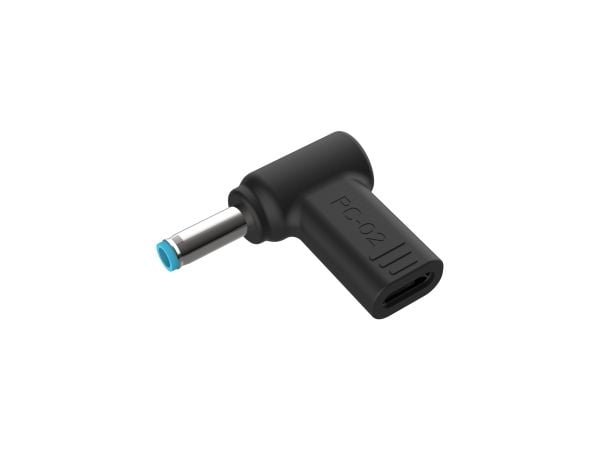 Conceptronic - Strømadapter - 24 pin USB-C (hunn) til 4,5 mm x 3,0 mm DC-jakk (hann) vinklet - DC 18 - 20 V - 5 A - støtte for Power Delivery 3.0, ...