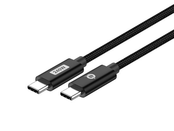 Conceptronic - USB-kabel - USB-C (hann) til USB-C (hann) - USB 2.0 - 48 V - 5 A - 2 m - USB Power Delivery (240 W), up to 480 Mbps, støtte for Powe...