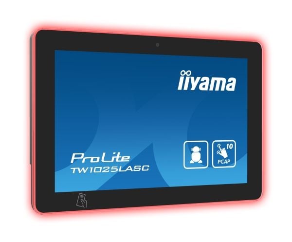 iiyama ProLite TW1025LASC-B1PNR - Android PC - berøringspanel-PC 1 RK3399 - RAM 4 GB - SSD - eMMC 32 GB - Gigabit Ethernet, Bluetooth 5.2 - Android...