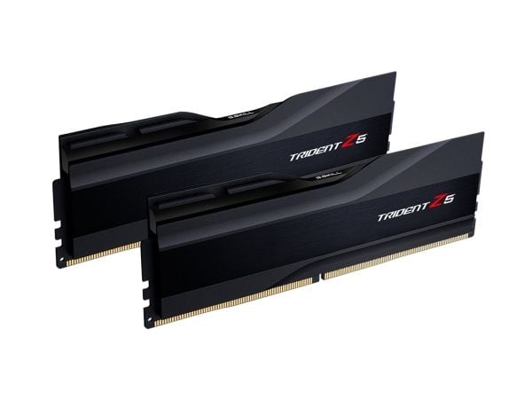 G.Skill Trident Z5 - DDR5 - sett - 48 GB: 2 x 24 GB - DIMM 288-pin - 7200 MT/s / PC5-57600 - CL36 - 1.35 V - ikke-bufret - on-die ECC - matt svart
