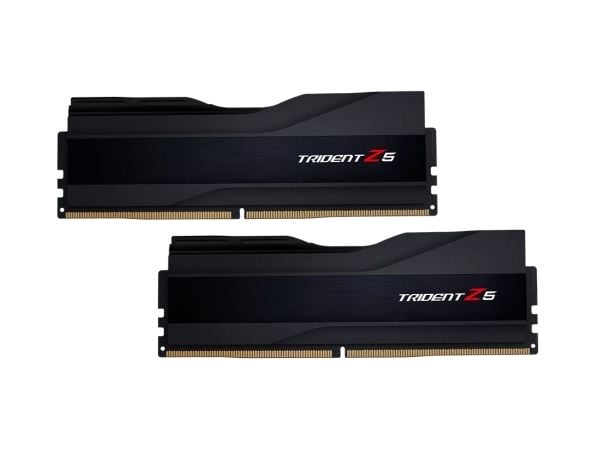 G.Skill Trident Z5 - DDR5 - sett - 48 GB: 2 x 24 GB - DIMM 288-pin - 8000 MT/s / PC5-64000 - CL40 - 1.35 V - ikke-bufret - ikke-ECC - matt svart