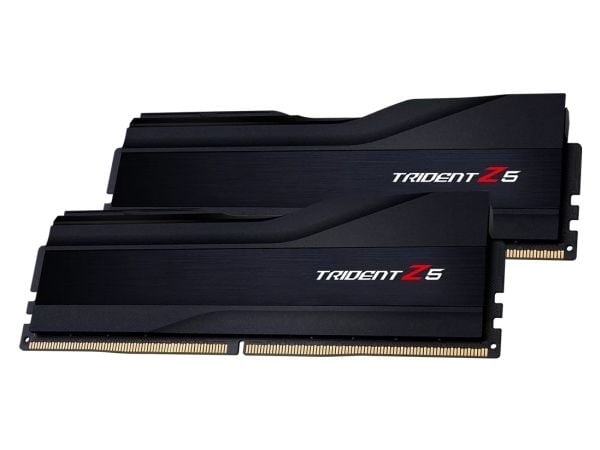 G.Skill Trident Z5 - DDR5 - sett - 48 GB: 2 x 24 GB - DIMM 288-pin - 8200 MT/s / PC5-65600 - CL40 - 1.35 V - ikke-bufret - on-die ECC - matt svart