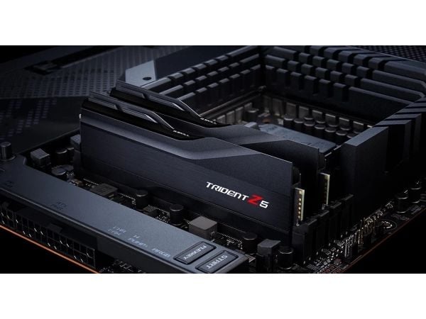 G.Skill Trident Z5 - DDR5 - sett - 48 GB: 2 x 24 GB - DIMM 288-pin - 8200 MT/s / PC5-65600 - CL40 - 1.35 V - ikke-bufret - on-die ECC - matt svart
