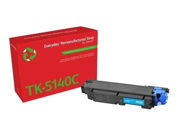 Everyday - Cyan - kompatibel - boks - gjenfabrikert - tonerpatron (alternativ for: Kyocera TK-5140C) - Green World Alliance returprogram