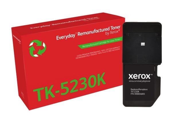 Everyday - Svart - kompatibel - boks - gjenfabrikert - tonerpatron (alternativ for: Kyocera TK-5230K) - Green World Alliance returprogram