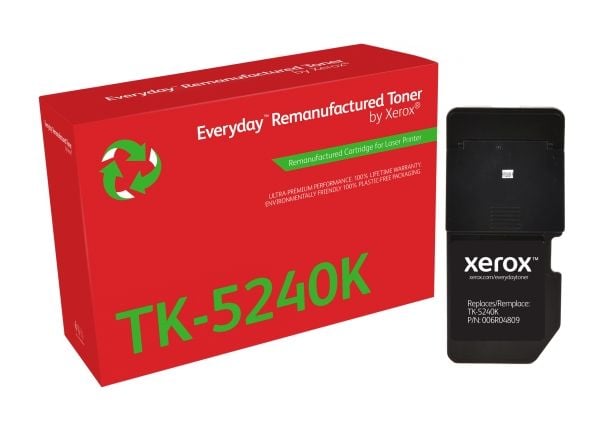Everyday - Svart - kompatibel - boks - gjenfabrikert - tonerpatron (alternativ for: Kyocera TK-5240K) - Green World Alliance returprogram