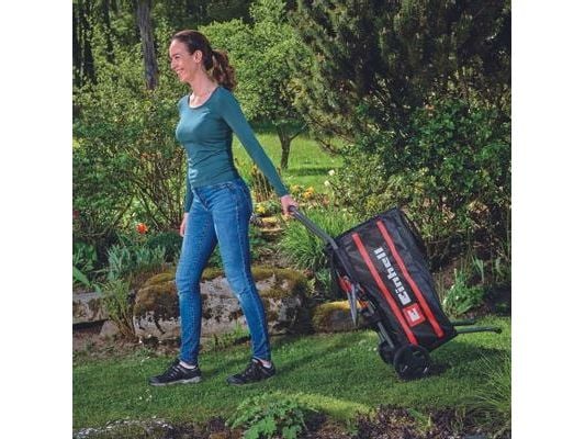 Einhell 4173772, Manuelt trillebår, 2 hjul, Solide hjul, Sort, Rød, 75 l, 50 kg
