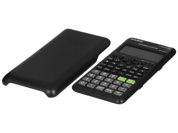 Casio FX-82ES PLUS-2 vetenskaplig miniräknare 12 siffror, batteri, svart