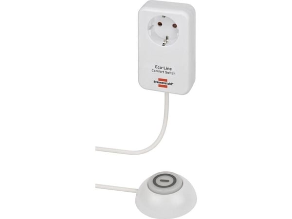 Brennenstuhl 1508220, Painikkeet, Valkoinen, Metalli, 1 kpl, 230 V, 16 A