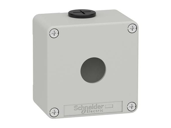 Schneider Electric Harmony XAP tom styrkassett grå 1 hål XAPD1201