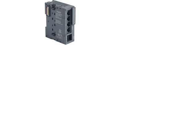 TM3-moduuli TESYS INTERFACE, 4XRJ45-liitännät voivat syöttää jopa 4 Tesys-moottorikäynnistintä