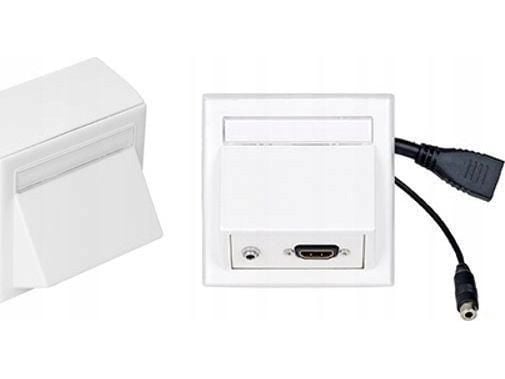 Wall Connection HDMI+ 3,5mm Stereo, Supports 4K*2K 60Hz